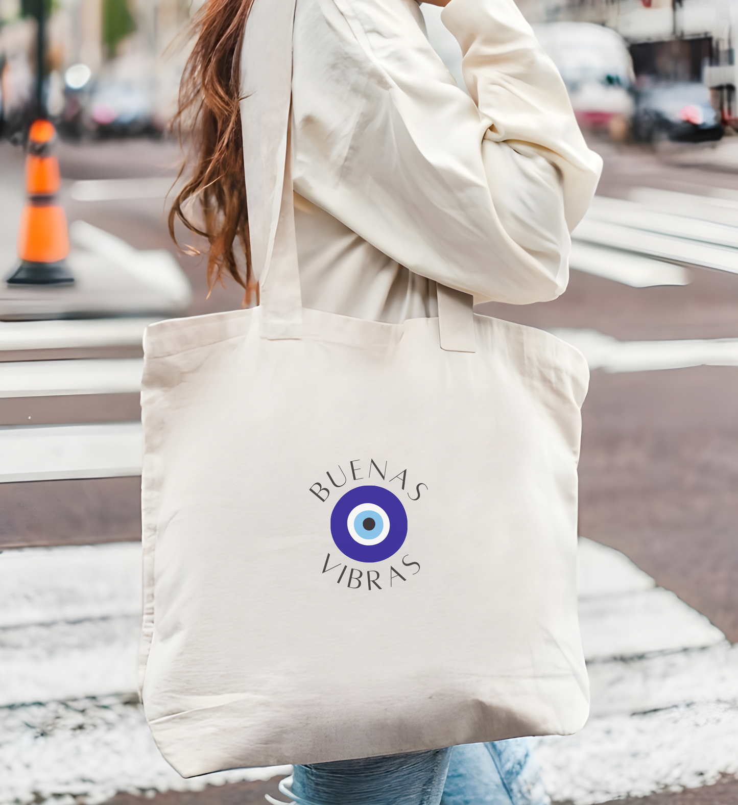 Evil Eye Shopping Tote