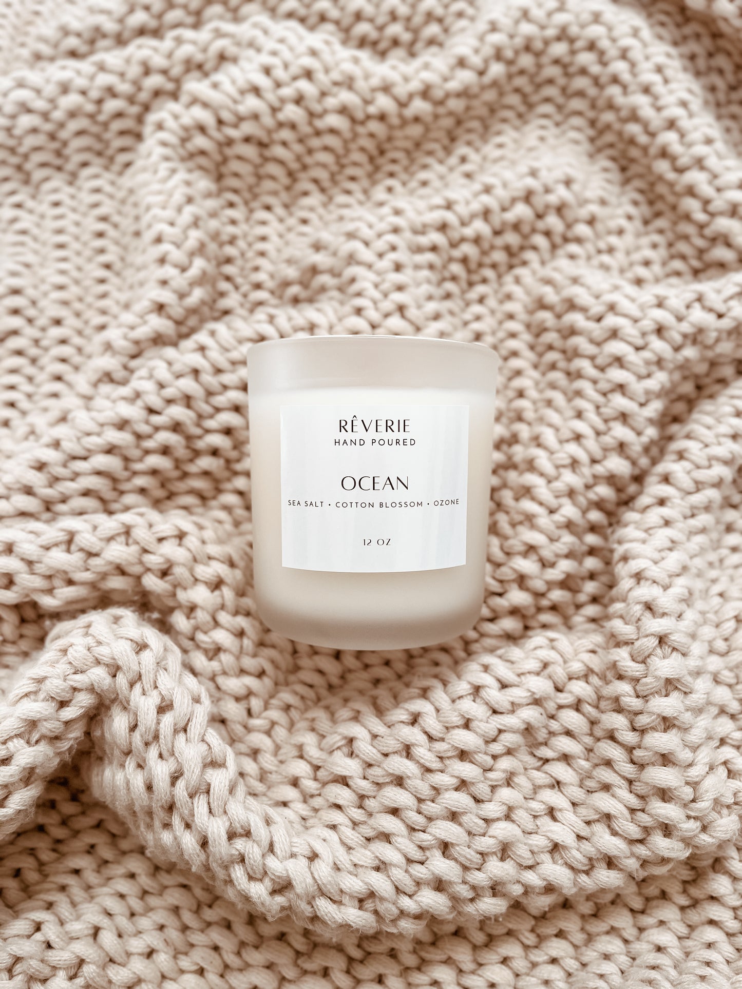 Ocean- 12 oz Wooden Wick Candle